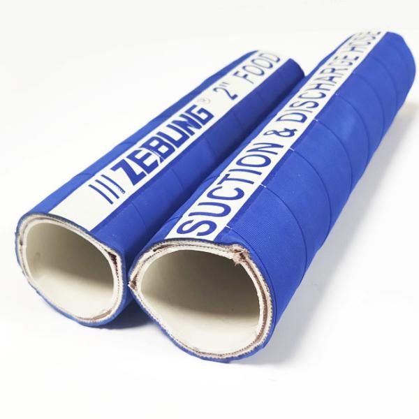 2 Inch Rubber Food Grade Suction Hose High Temperature For Milk Oil