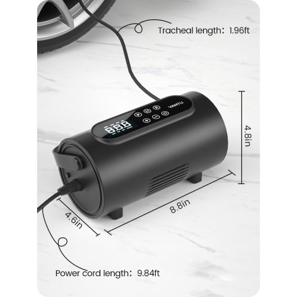 YANTU A26 Wireless Double Cylinder Car Pump for Audi Max Pressure 101-150Psi