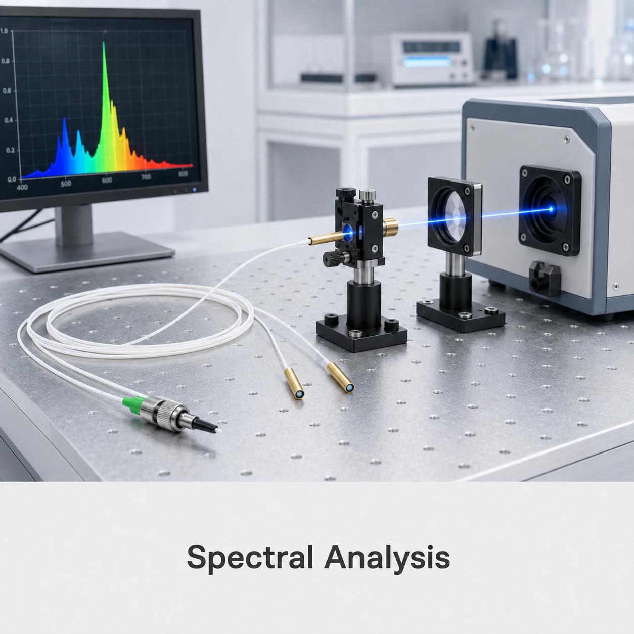 single mode fiber collimator，Single Mode Fiber Collimator Fiber Optic Optical Collimator High Precision Beam Collimation Device for Laser Optical Measurement Spectral Analysis