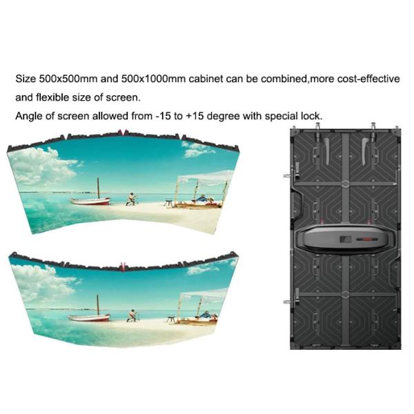 Indoor Rental LED Display Screen High Refresh IC 1920~3840Hz LED Wall Hire