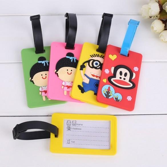 Promotional custom luggage tag/ pvc luggage tag/rubber luggage tag