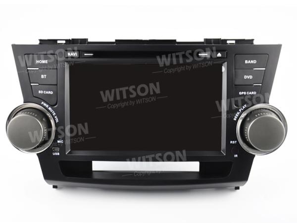 8 Screen OEM Style with DVD Deck For Toyota ighlander 2 XU40 2007-2013 Android Car Stereo