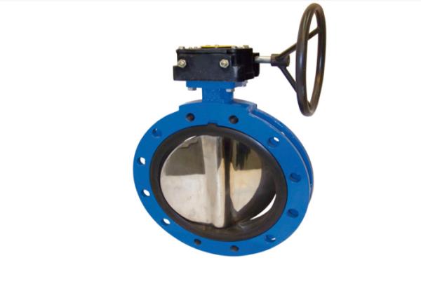 Good Interchangeability Welded Seal DN400 PN10 Butterfly Valves Low Flow Resistance
