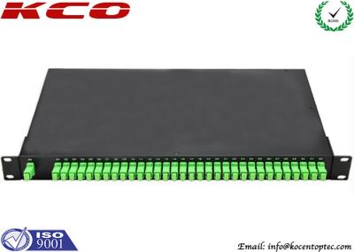 Divisor montado do PLC do único modo do divisor 1 a 32 G657A1 cremalheira passiva