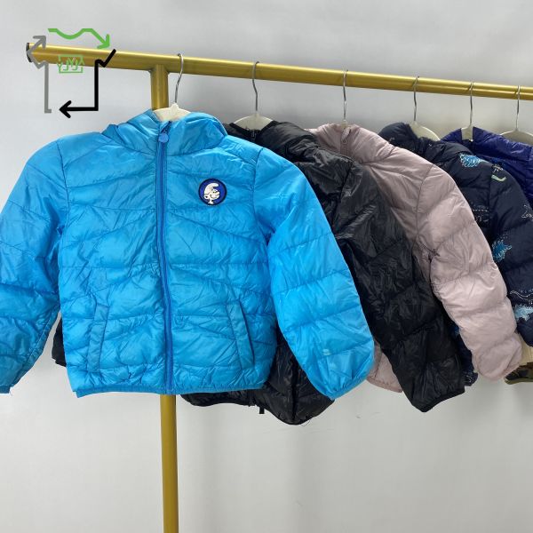 Warm Winter Children's Second Hand Clothes Mixed Colors Used Kids Clothes Bulk Bales