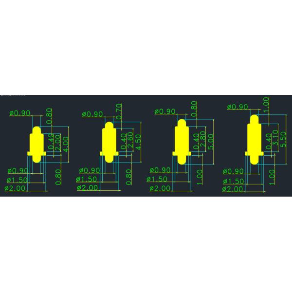 6Pin Germany Adapter Connector Magnetic spring loaded pin Usb Connector Magnetic spring loaded pin Cable Connector