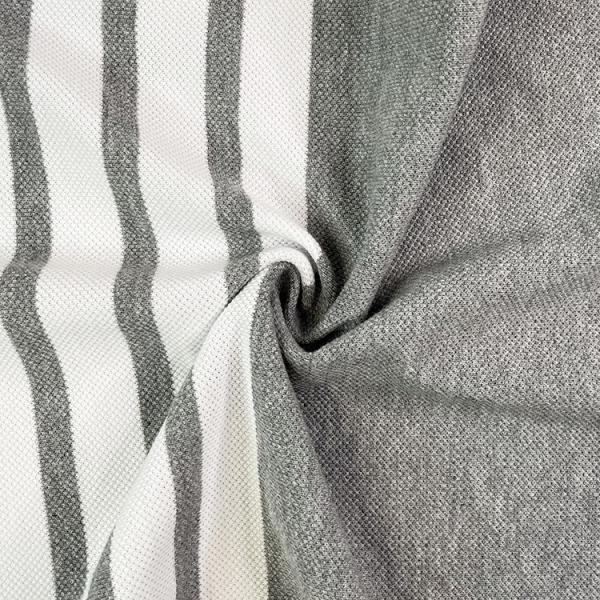Soft And Breathable Striped Cotton Fabric For T-Shirt With Elastic Fiber For Perfect Fit