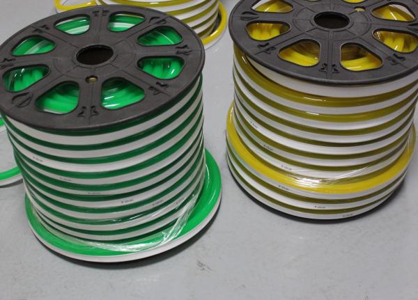 24V 14x26mm high brightness green colored jacket 164' spool best led neon flex price
