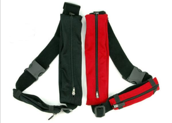 Outdoor Slim Close Fitting Travel Sport Running Waist Belt Pocket purse Pouch Sports bag