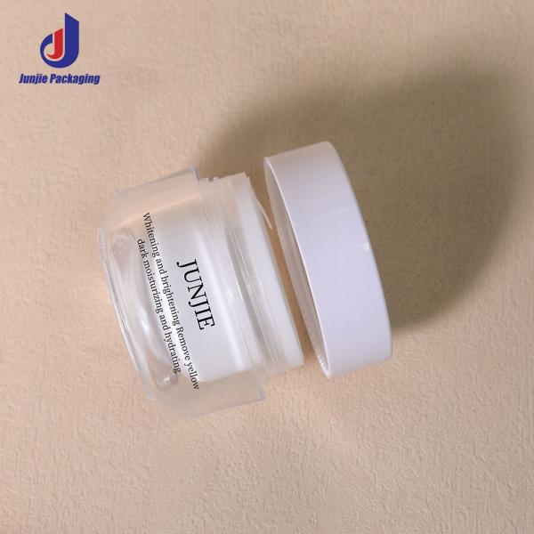 Personnaliser les couvercles 50g Cream Cosmétique vide Boîtier pour Crème solaire et de luxe Crème pour le visage et le corps emballage