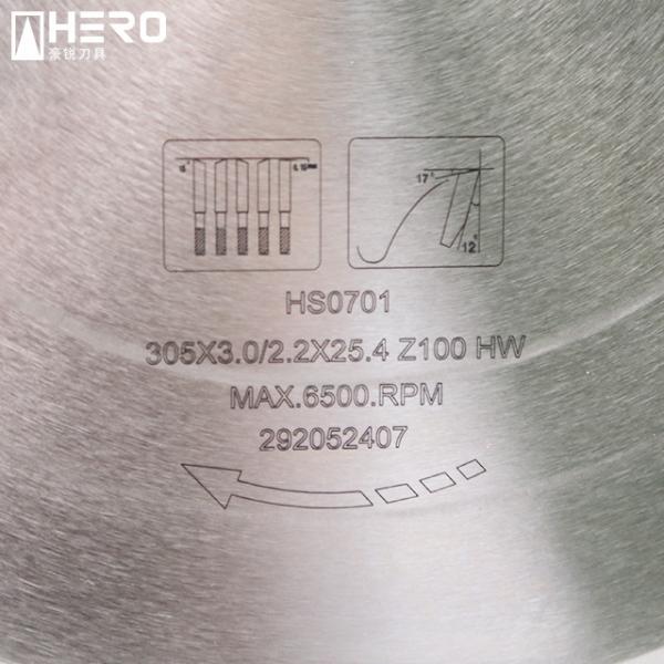12 Circular Saw Blades For Wood Cutting High Tensile Strength Ti Coated Surface