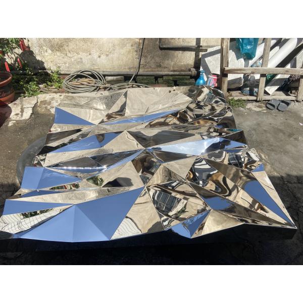 Casting Metal Art Sculptures Pentium Dolphin Mirror Sculpture