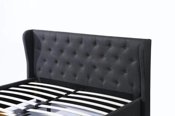 Minimalist 160*200cm King Size Platform Bed Frame Four Drawers