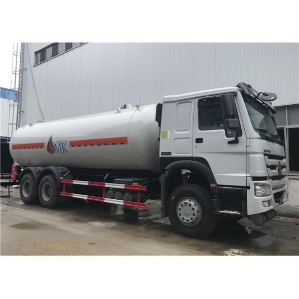 20M3 20000L Bobtail Tanker Truck , HOWO 6x4 10 Wheeler LPG Tanker Truck