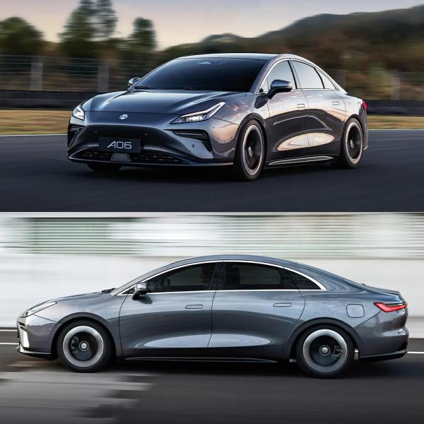 Hycan A06 Taxi électrique chinois Moyenne voiture électrique Avec une portée de 550KM-630KM