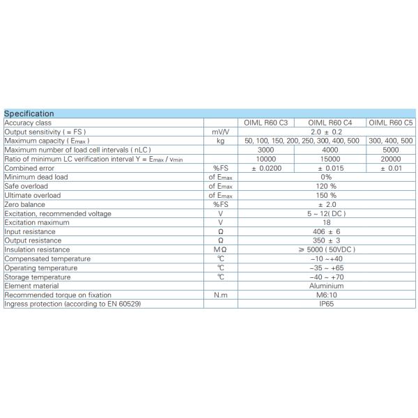 Ячейка загрузки алюминиевого сплава одноточечная