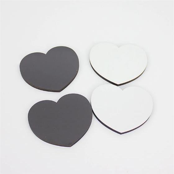 dIY Heart Shape MDF Photo Fridge Magnets