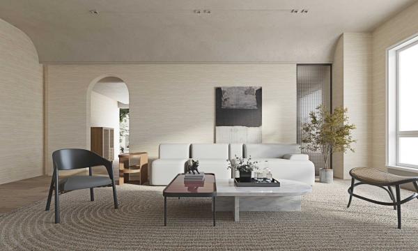 Textured Wall Renovation Paint For Interior Walls Ribbon Like Travertine Texture
