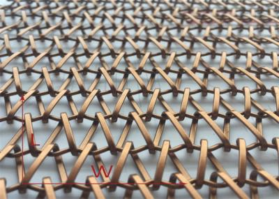 Wall Coverings Decorative Architectural Wire Mesh Belt For Screen & Space Partition