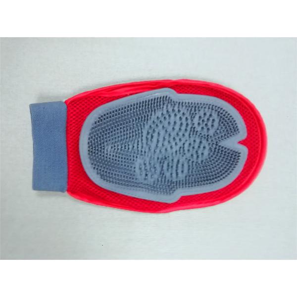 Pet Grooming Brush Glove Fur Removal & Furniture Pet Mitt & 5-Finger Gentle Rubber Deshedding Glove | For Massage, Shedd