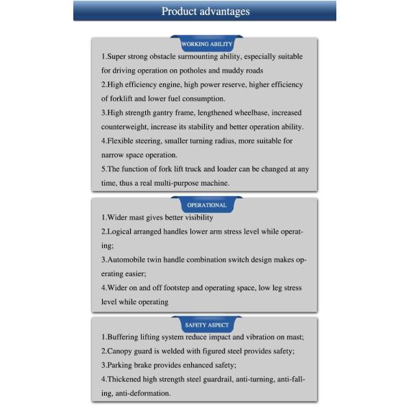 платформа грузоподъемника 3.5T 3000mm дизельная для городских строительных площадок
