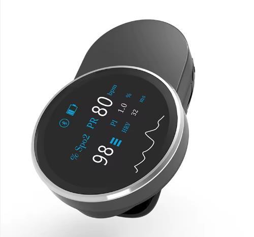 Yonker Bluetooth App Link Oximeter Pulse Finger Oximeter Oxymetre Led Screen Rechargeable Fingertip Pulse Oximeters