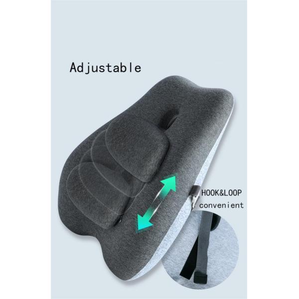 1kg Customized Color Memory Foam Lumbar Support Pillow for Car Seat and Office Chair