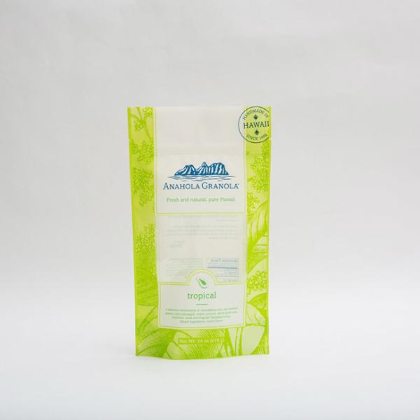 24OZ Anahola Granola Custom Plastic Bags For Food Plastic Pouch Food Packaging