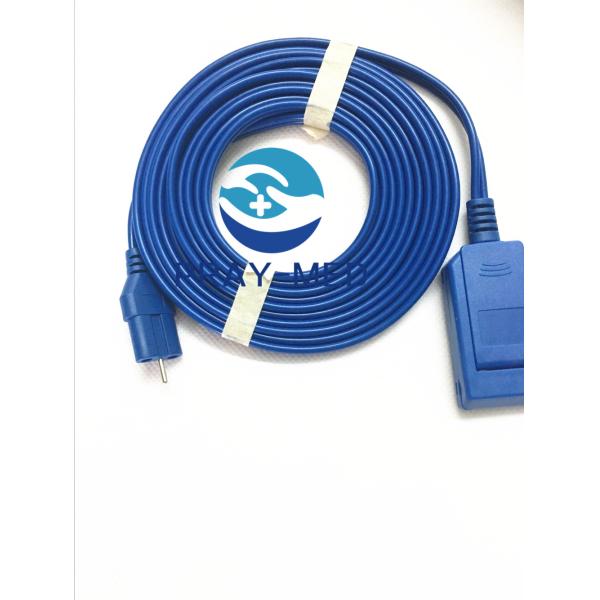 Кабель плиты диатермии PVC 3m терпеливый для пусковой площадки земли Electrosurgical