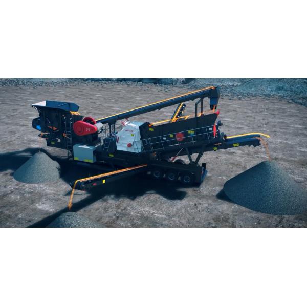 China Hot Sale MTNG400S-3 Wheel Type Mobile Crushing and Screening Station Plant Price