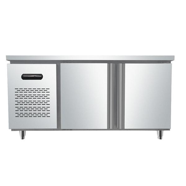 2 Door 1.8m Commercial Stainless Steel Refrigerator Freezer