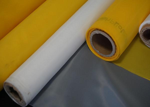 Plain Weave High Tension Polyester Wire Printing Mesh Screen Roll 43T-80Y White Color
