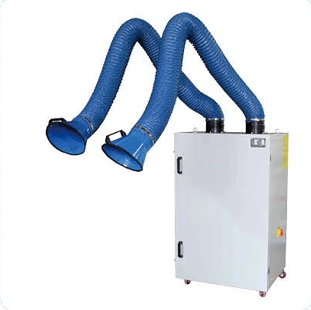 Small Mobile Restaurant Applicable Bag Filter Dust Collector with Core Pump Component