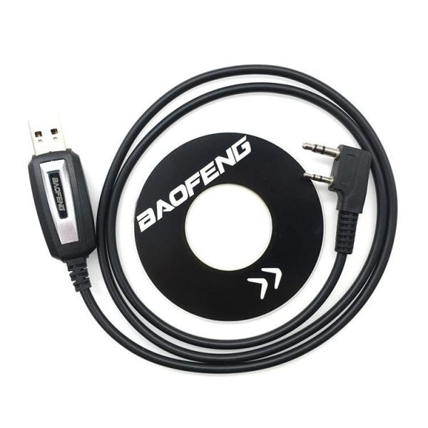 Baofeng BF Analog Walkie Talkie K Port Driver CD Software data line for UV82 UV 5R 888s UV5R