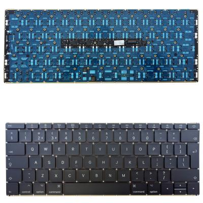 Retina Macbook 12 Inch Keyboard Replacement 2016 A1534 EMC 2991 UK Layout Backlit