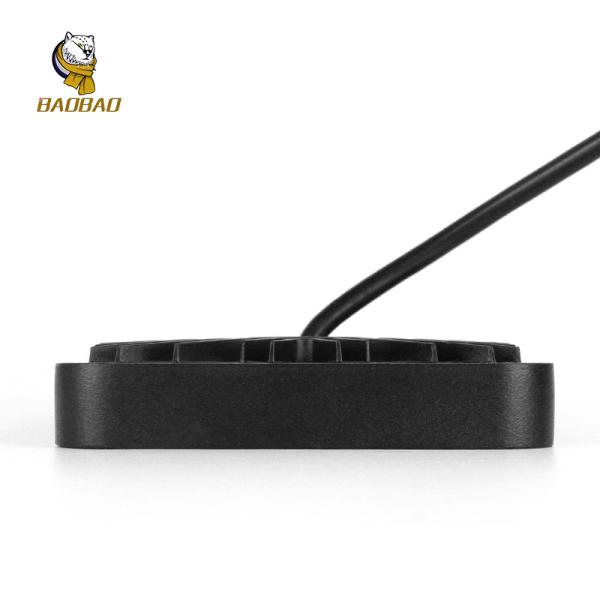 12V High Illumination Automotive Work Light Aluminum White Yellow Red