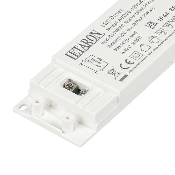 20W Slim Led Driver 12v 24v with TUV CE Certification 30000 Hours Lifetime
