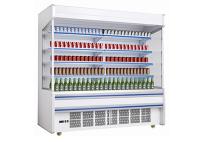 Fã que refrigera Multideck Front Chiller For Shop Plug aberto no tipo com o líquido refrigerante R404