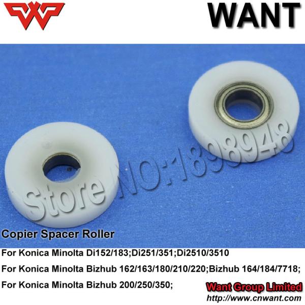BH223 BH283 BH363 BH423 BH7828 Spacer Roller with Bearing for Konica Minolta A1UD-3717-00 A1UD371700