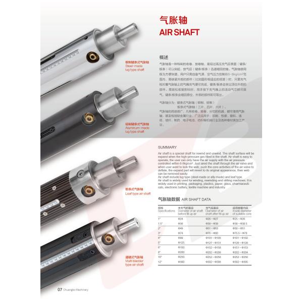CBB Horizontal Lath Type 60mm Air Expanding Shaft