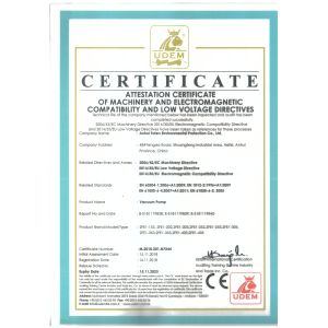 Anhui FUTEN Environmental Protection Co.,Ltd. Certifications