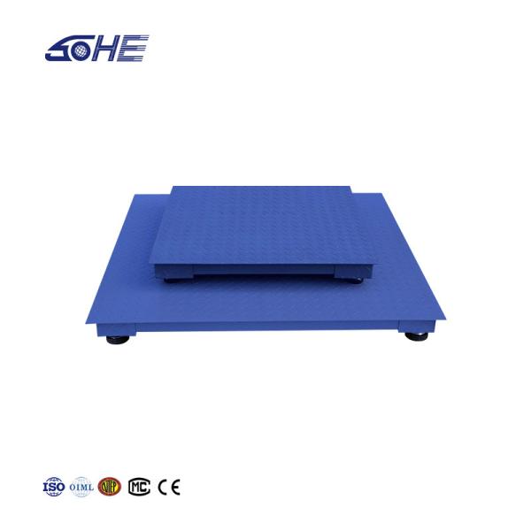 1.2*1.2m Carbon Steel Industrial Floor Scale with Bracket and LED Display