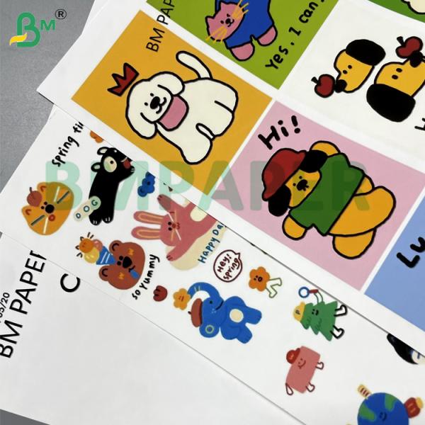 1057D 0.162mm A5 White Waterproof Printable Tyvek Paper For Athlete Wristband Cloth