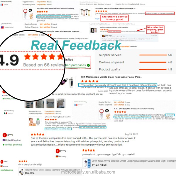 Fast Shipping Portable 2 in 1 Red Light Therapy Rechargeable Anti Cellulite Massager With Vacuum Cupping and Facial Heating Head