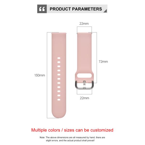 20 ремешков силиконовой резины 22mm соединяют с быстрым Realease для дозоров