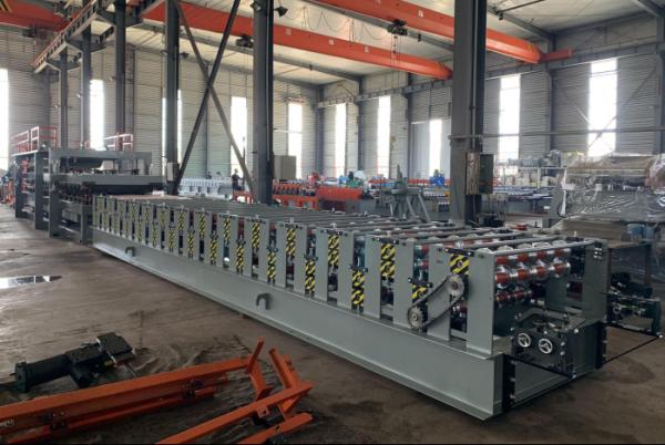 0.3-0.8mm Metal Sheet Roll Forming Machine with ±2mm Cutting Tolerance and 30-45 Meters Per Minute Production Speed