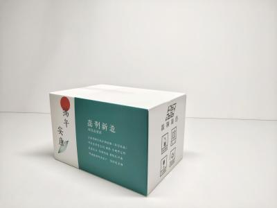 Blanc poudre inorganique carton d'expédition e cannelure de 3mm ridée