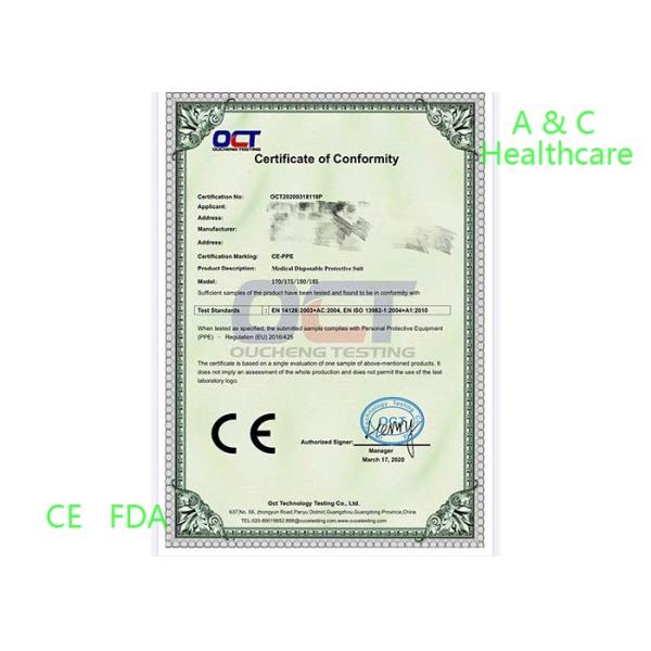 CE Medical Disposable Clothing Virus Protective Disposable Body Suit