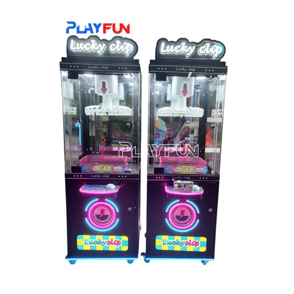 Le Brésil Populaire Arcade Clip Mini Machine de Jeu Lucky Clip Machine de Prix 24 Clips Machine Opérée par Pièce
