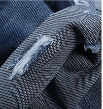 11.5 oz 55% Cotton 45% Polyester Black Black Denim Jeans Fabric